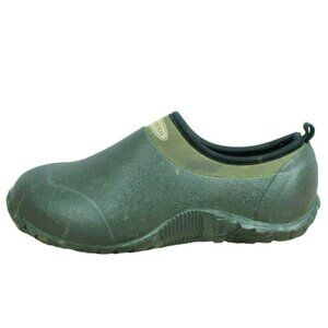 Muck Boot Co. Unisex Green Rubber Slip On Low Top Waterproof Rain Shoes Size 6